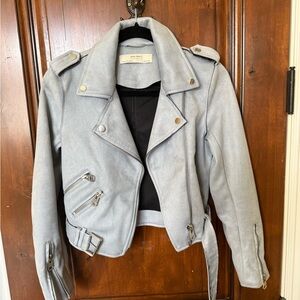 Zara Light Leather Biker Jacket